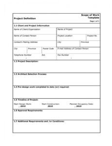 30 readytouse scope of work templates &amp;amp; examples scope of work contract template example