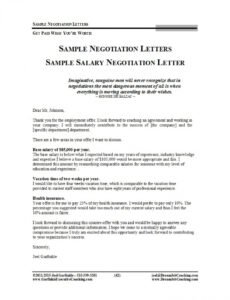 49 best salary negotiation letters emails &amp;amp; tips  templatelab insurance contract negotiation letter template