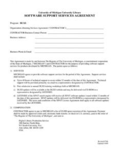 6 it service agreement templates  pdf  free &amp;amp; premium it services contract template sample