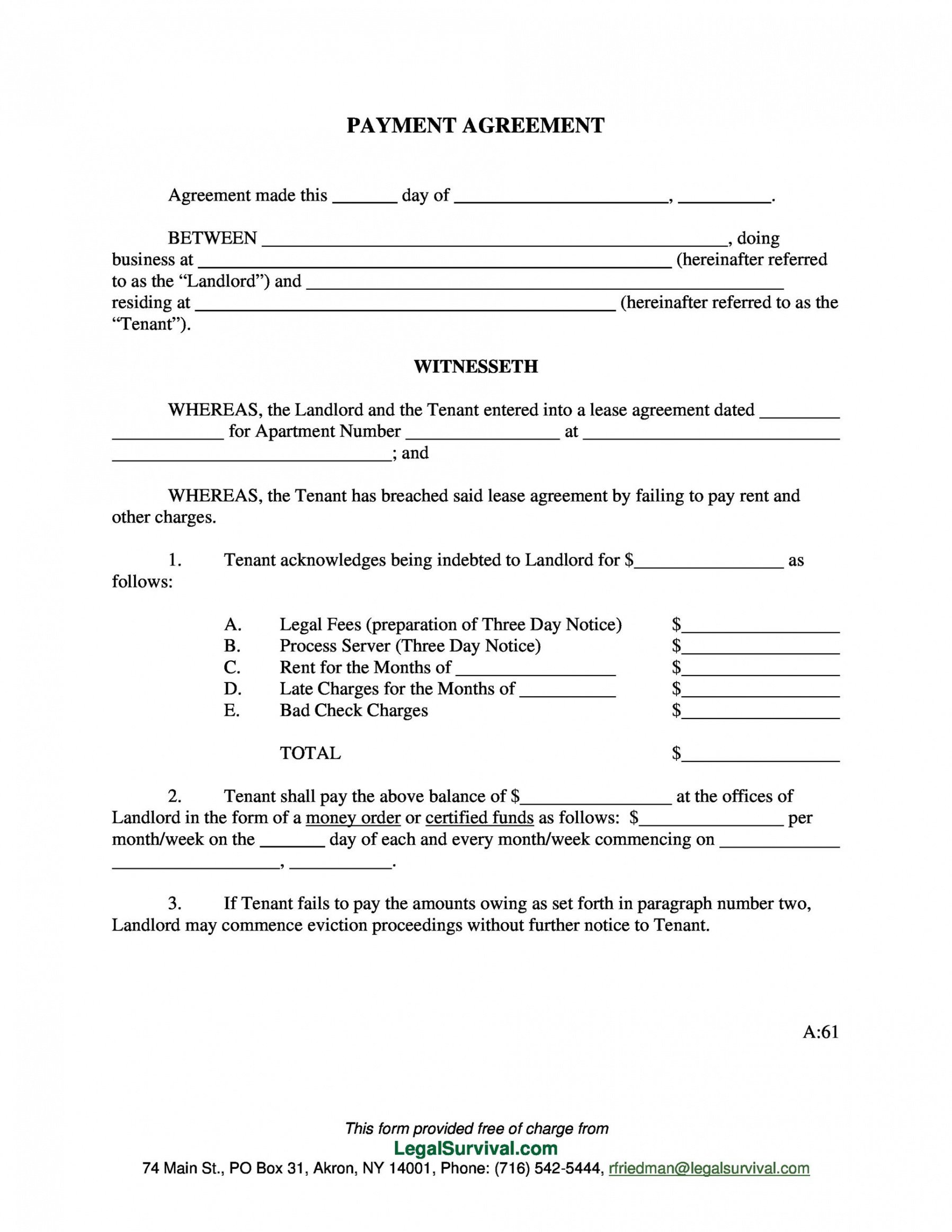 editable payment agreement  40 templates &amp;amp; contracts  templatelab take or pay contract template excel