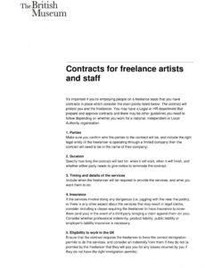 printable 11 freelance developer contract example templates  pages freelance illustrator contract template example