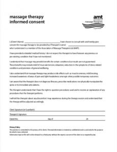 sample free 14 massage consent forms in pdf  ms word massage membership contract template pdf