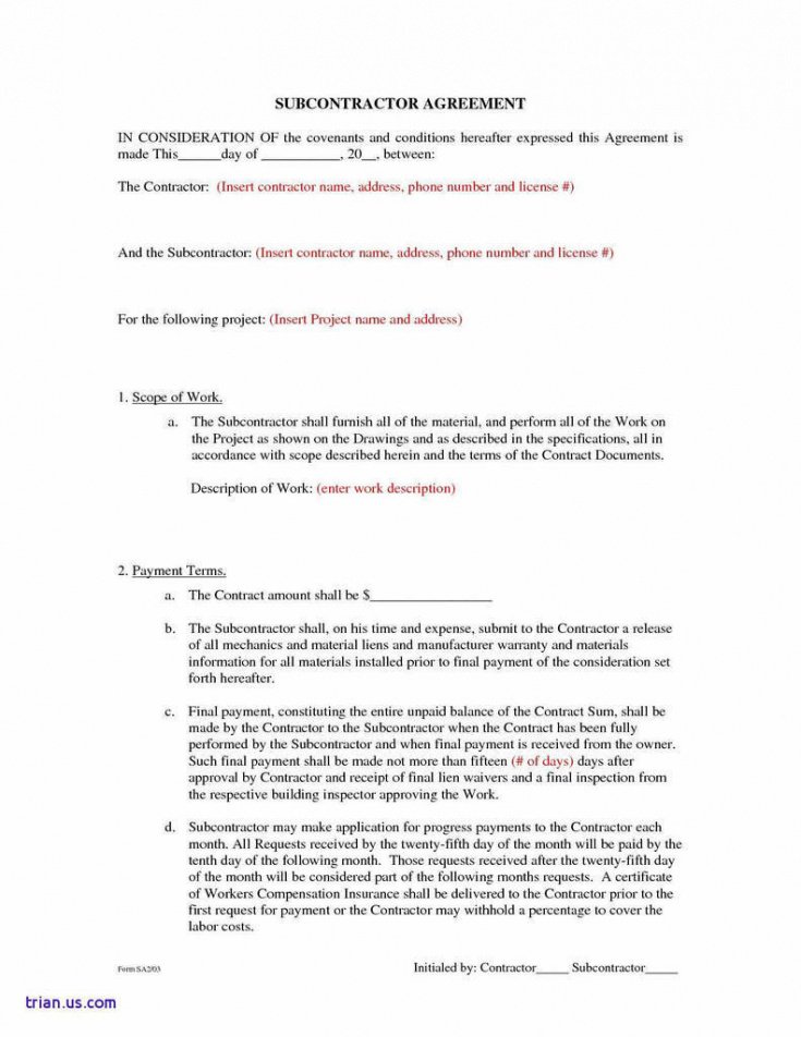 Truck Driver Contract Agreement Template