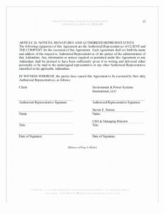Best Engineering Services Contract Template Pdf Example