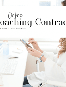 Business Coaching Contract Template  Example