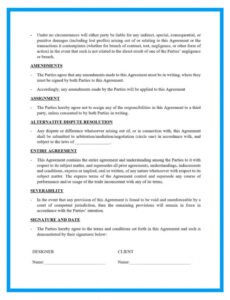 Costum Contract Template For Web Design Services Excel Sample