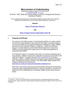 Costum Legal Contract Between Two Parties Template Excel