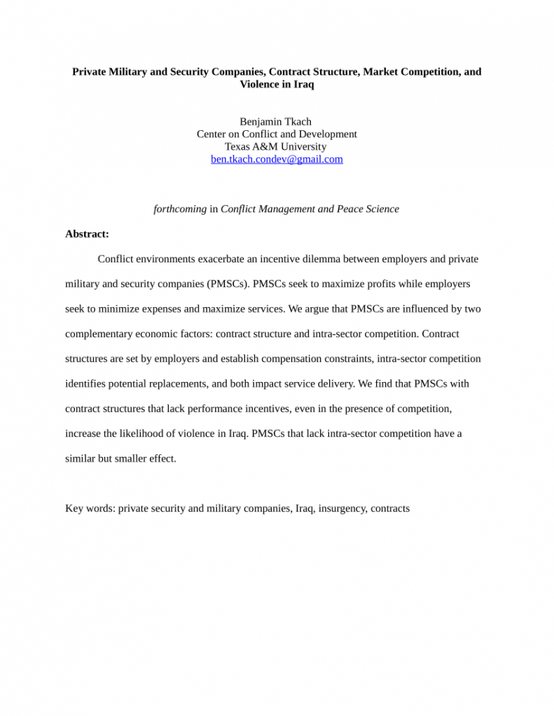 Free Private Security Contract Template Pdf