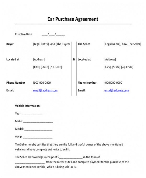Printable Legal Contract Template For Payment Word Sample