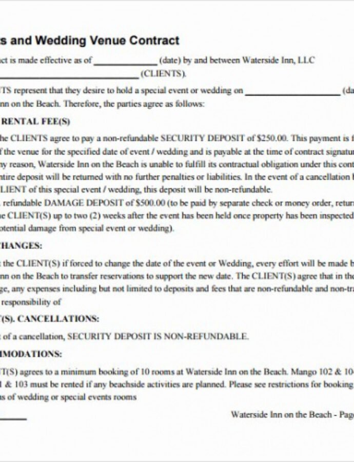 Leasing Contract Template
