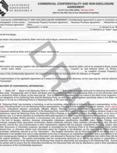 Commercial Real Estate Contract Template Doc Example