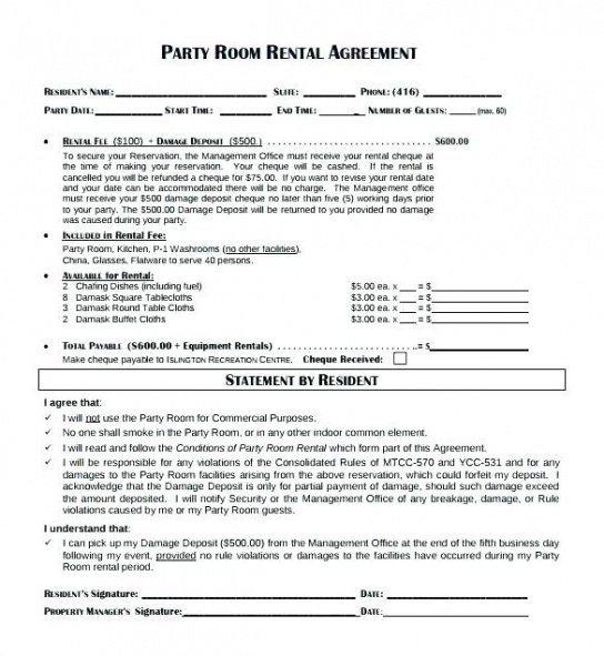 Condo Rental Contract Template Excel Example Steemfriends