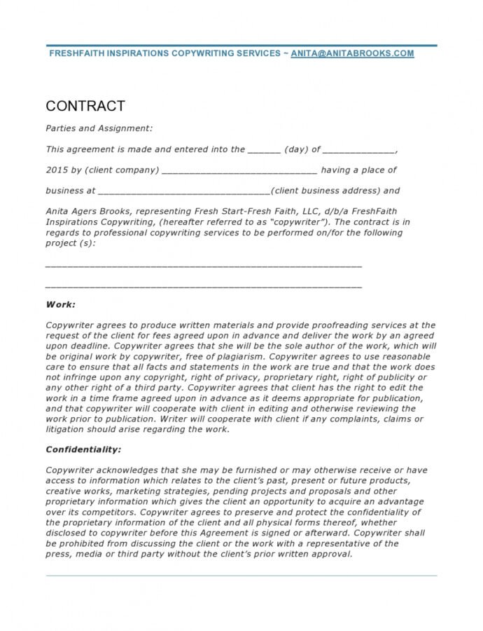 Consulting Services Contract Template