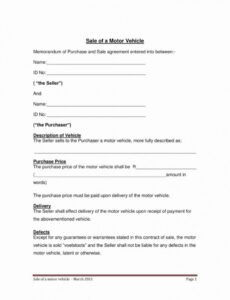 Costum Rent To Own Car Contract Template Doc Example