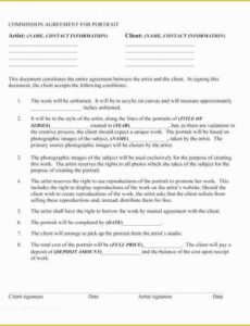 Editable Freelance Writing Contract Template  Example