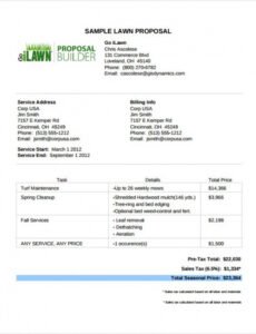 Free Commercial Landscape Maintenance Contract Template Word