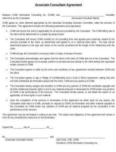 Free Consulting Services Contract Template Pdf