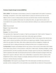 Free Freelance Writing Contract Template