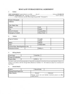 Free Trailer Rental Contract Template  Sample