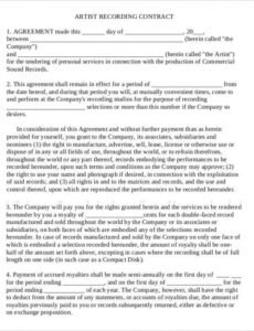 Freelance Makeup Artist Contract Template  Example