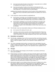 Social Media Marketing Services Contract Template Excel Sample