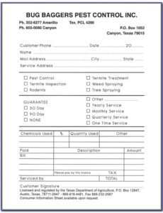 Best Pest Control Contract Template
