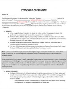 Best Publisher Contract Template Doc Example