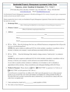 Costum Property Manager Contract Template