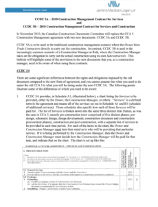 Editable Bar Manager Contract Template