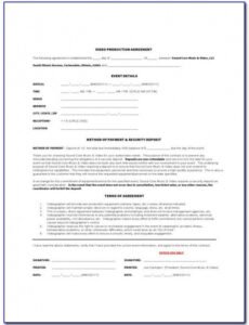 Editable Freelance Marketing Contract Template Excel Example
