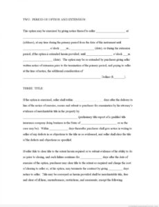 Editable Real Estate Wholesale Contract Template  Example