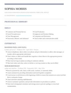 Free Bar Manager Contract Template Doc