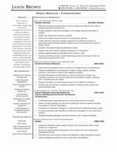 Free Construction Project Manager Contract Template Doc Sample