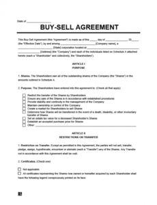 Free Legal Business Contract Template  Sample