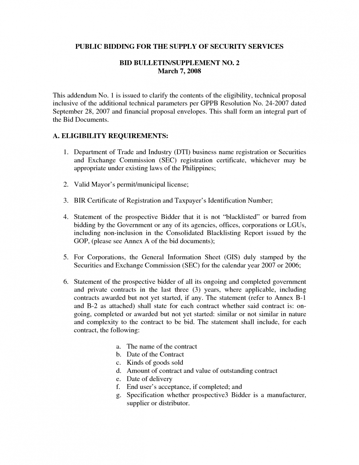 Free Security Contract Proposal Template Pdf Example