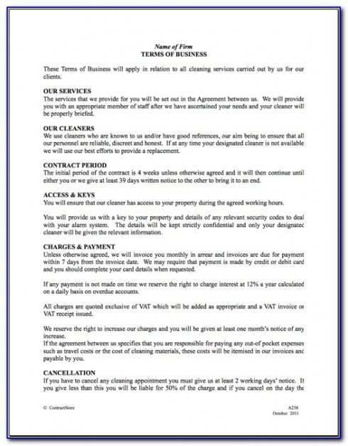 Free Vending Machine Contract Template Doc