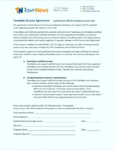 Printable General Contract For Services Template Excel Example