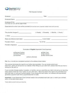 Professional Caregiver Employment Contract Template  Sample