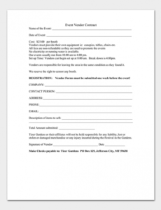 Professional Contract For Event Planning Services Template Pdf Sample