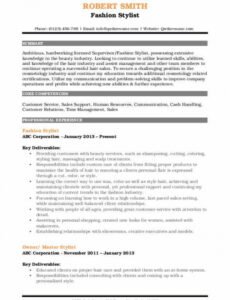 Professional Freelance Hair Stylist Contract Template Pdf Example