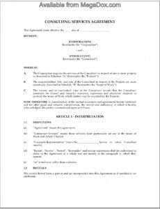 Professional Temporary Employment Contract Template  Example
