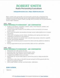 Best Radio Station Contract Template Doc Sample