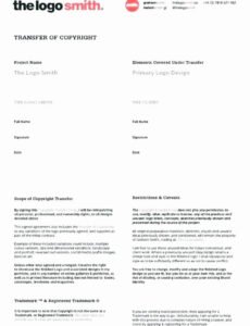 Free Transfer Of Ownership Contract Template  Sample