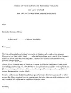 Best Dissolution Of Contract Template Word