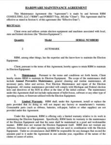 Best Electrical Contract Terms And Conditions Template Word Example