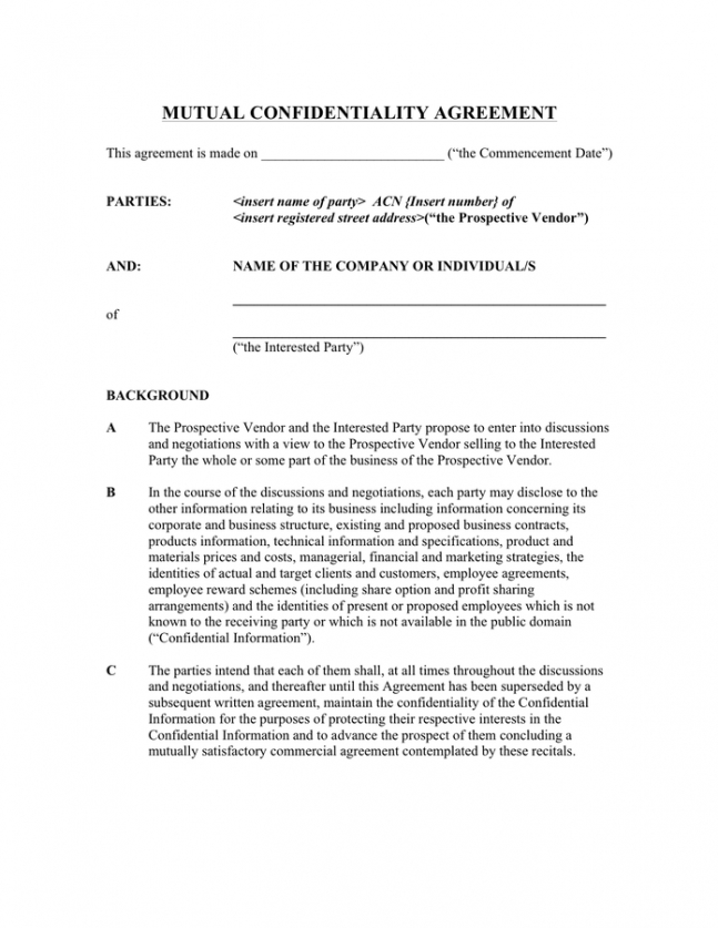 Best Non Profit Employment Contract Template Excel Example
