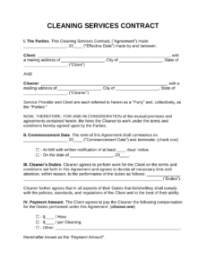 Printable Electrical Contract Terms And Conditions Template  Example