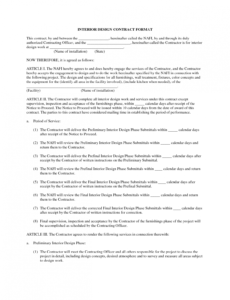 Printable Graphic Artist Guild Contract Template Doc