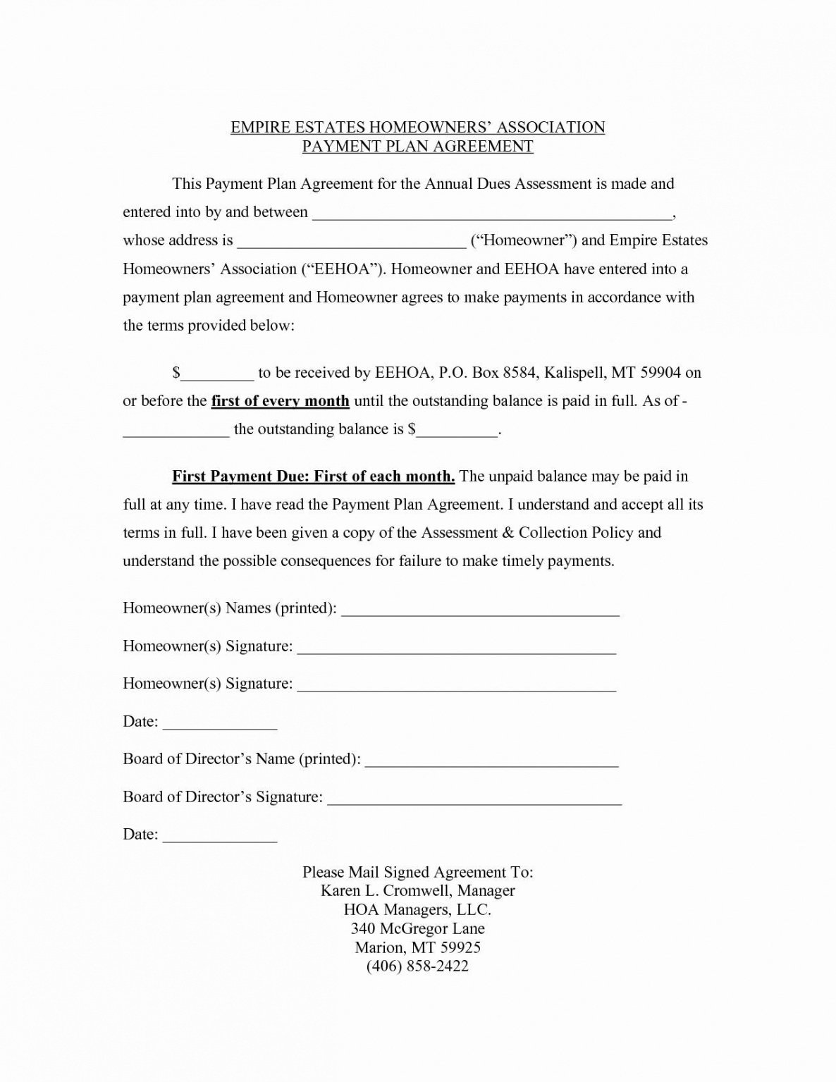Best Contract Paper Template Doc Sample