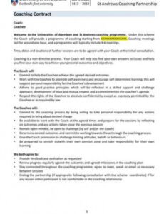 Best Health Coach Contract Template Pdf